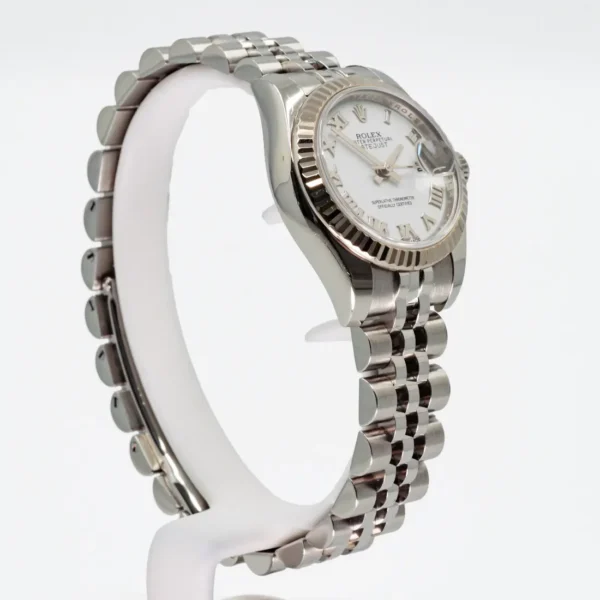 side view of a Rolex Ladies Datejust 179174