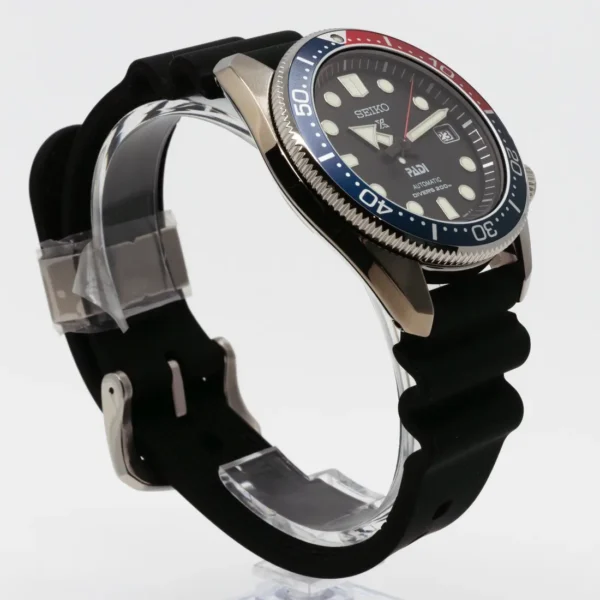 Side view of a Seiko Prospex PADI